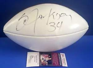 Bo Jackson Signed NFL White Panel Football Oakland Raiders JSA COA AV41676 - Picture 1 of 7