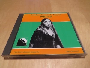 DUSOLINA GIANNINI - In Concert 1936-1947 - CD Album - 1993 - 10 tracks - Picture 1 of 3