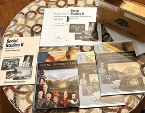 Christian Light Education Social Studies Grade 8 Huge set Brand NEW - Imagen 1 de 7