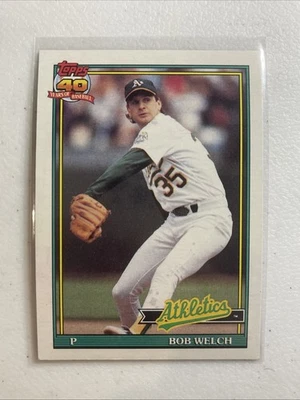 Bob Welch 1991 Topps #50 - Image 1 of 3