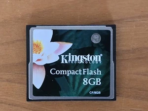 Kingston 8GB Compact Flash CF fast Speed Memory Card CF/8GB for Cameras - M2574 - Picture 1 of 2