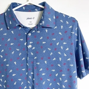 Johnnie-O Prep Performance Golf Polo Shirt Boys 14 - Picture 1 of 2