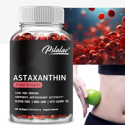 PSLALAE Astaxanthin – Aus Haematococcus Pluvialis – Antioxidative Unterstützung