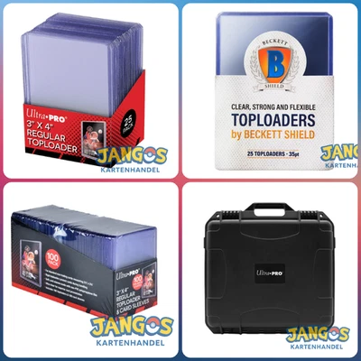 Ultra Pro & Beckett Toploader Sleeves Koffer Lots Sammelkarten Zubehör Pokemon - Bild 1 von 4