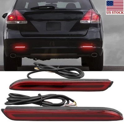 LED Brake Light Rear Bumper Reflector Lamp For Toyota Venza 2009 2010 2011-2015 - Image 1 of 4