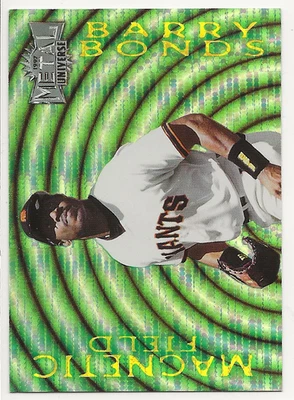 1997 Skybox Metal Universe Magnetic Field Barry Bonds 3 of 10 NMT - Image 1 of 2