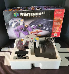 Atomic Purple Controller NINTENDO N64 System Console w Original Box - Picture 1 of 7
