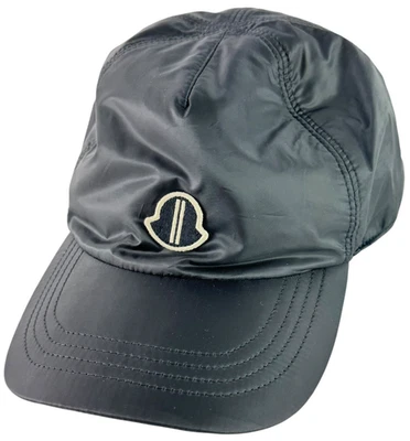 Gorra de béisbol unisex negra MONCLER + RICK OWENS hecha en Italia Foto 1 de 4