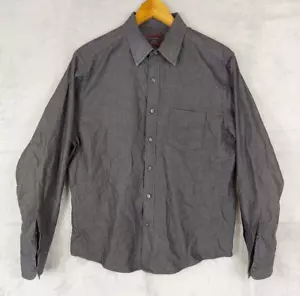 UNTUCKit Shirt Mens Medium Gray Button Up Casablanca Long Sleeve - Picture 1 of 7