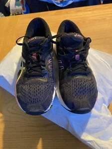 Asics Duomax GT-1000 Running Shoes Size 39.5 Black Pink Women’s US 8 - Picture 1 of 9