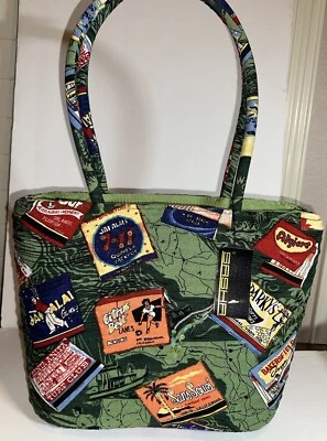 НОВАЯ сумка для боулинга Sasha New York Matchbook Print Bakersfield CA Florida - Изображение 1 из 4