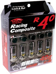 Project Kics 12x1.50 R40 Lug Nuts - Black (16+4 Locks) - Picture 1 of 1