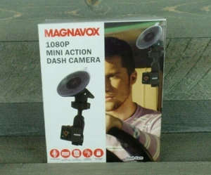 Magnavox Mini Dash Cam 1080p Video Recorder Camera with Suction Mount - NEW! - Picture 1 of 5