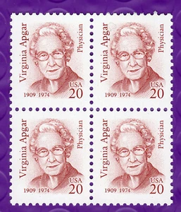 Scott #2179 Virginia Apgar Block of 4 Stamps - MNH - Picture 1 of 1