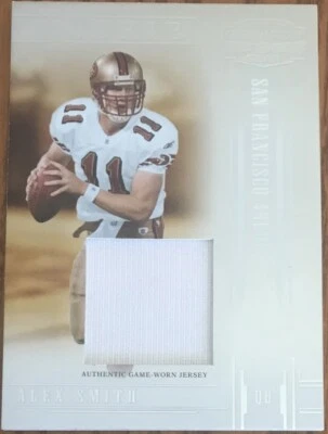 2005 Donruss Gridiron Gear Jerseys Alex Smith #101 #’d 101/150 - Image 1 of 2