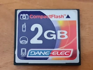 Dane-Elec 2GB CompactFlash Compact Flash Memory Card CF - M1747 - Picture 1 of 2