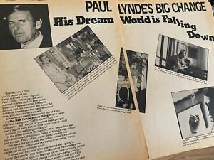 Paul Lynde, Four Page Vintage Clipping