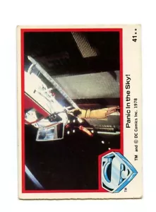 1978 DC Comics Superman The Movie Card #41 Panic in the Sky - Picture 1 of 2