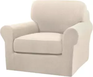 2 Piece Chair Covers Chair Slipcovers for Living Room Armchair Couch Cover Chair - Picture 1 of 7