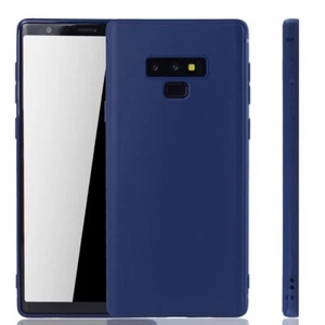 Etui na telefon komórkowy do Samsung Galaxy Note 9 Futerał ochronny Backcover Bumper Etui Case Niebieskie - Zdjęcie 1 z 6