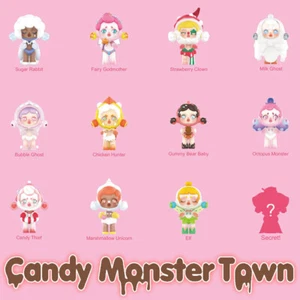 POP MART SKULLPANDA Candy Monster Town Series New Choose style blind box sweet - Picture 1 of 10