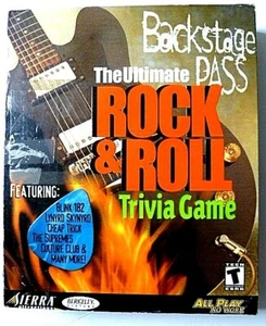 BACKSTAGE PASS The Ultimate Rock & Ross Trivia Game PC Game - Picture 1 of 5