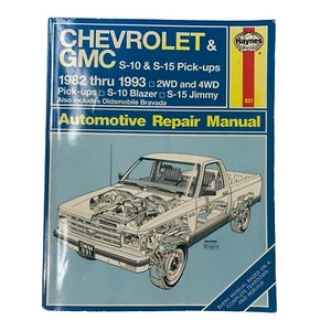 Camionetas Haynes Chevrolet/Gmc S-10 y S-15 1982 a 1993 manual de reparación automática - Imagen 1 de 18