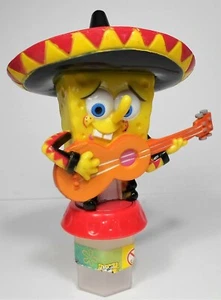 VIACOM 2006 SPONGEBOB SQUAREPANTS MARIACHI GUITAR PLAYER 5"  FIGURE CANDY HOLDER - Picture 1 of 12