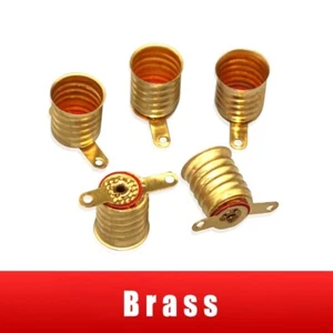 Small Brass Screw Lamp Holder Switched Light Bulb Accessories With Feet for DIY - Picture 1 of 6