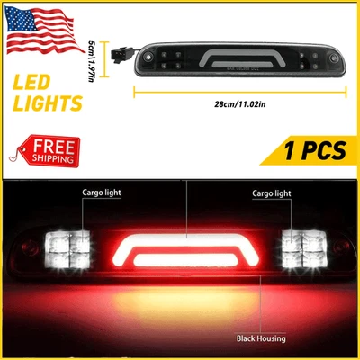 Se adapta a Ford Ranger 1993-2011 tercer freno trasero luz LED lámpara ahumada impermeable Foto 1 de 4