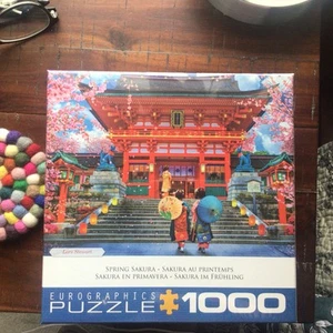 Eurographics 1000 Piece Puzzle-Spring Sakura) Brand New - Picture 1 of 3