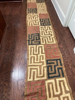 tela genuina de rafia africana (Congo) Cuba 11 pies, tejido natural hecho a mano Foto 1 de 4