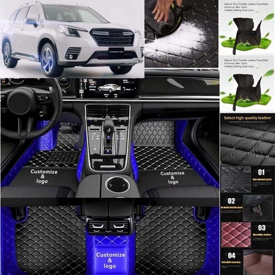 For Subaru Forester Car Floor Mats Custom Luxury Waterproof Auto Liners Carpets Foto 1 de 4