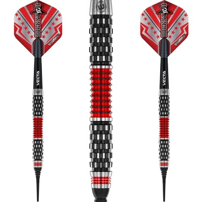 WINMAU DARTBOARD COMPANY LTD Winmau Soft Darts Joe Cullen Rockstar Series RS 1.0 90% Tungsten Softtip Dart