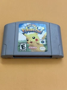Hey You, Pikachu! (Nintendo 64) N64 Carro Auténtico Solo Probado, Funciona, ¡Auténtico! - Imagen 1 de 2