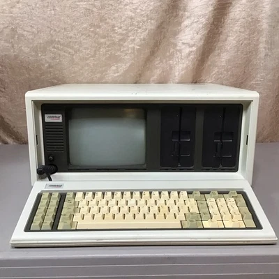 Computadora portátil Compaq modelo 101709 vintage. Encendido. Tal cual. Solo piezas. Foto 1 de 4