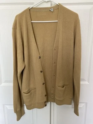 Cárdigan suéter vintage marrón tostado talla grande Foto 1 de 4