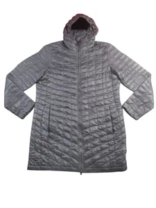 The North Face Mantel Damen XL schwarz ThermoBall Kapuze gesteppt Puffer lang Parka - Bild 1 von 18