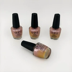 4 PACK Mini OPI Nail Polish Lacquer Soft Shades Rosy Future S79 .125fl oz Each - Picture 1 of 3