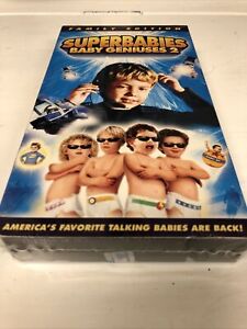 Superbabies: Baby Geniuses 2 (VHS, 2005, Family Edition) NEW SEALED
