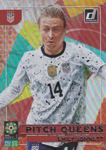 Donruss Copa Mundial Femenina FIFA 2023 Pitch Queens #25 Emily Sonnett - Imagen 1 de 1