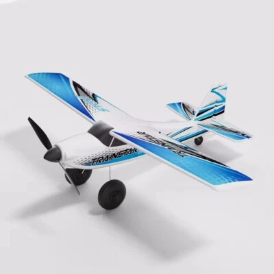 Volantex Trainstar Stunt RC Plane One Key Aerobatic Blue Aircraft 2.4G 4CH RTF - Image 1 of 4