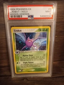 Pokemon Crobat 3/101 EX Hidden Legends Holo Rare - PSA 9 MINT - Picture 1 of 2