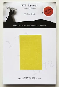 B7A2 Ruysei Canopy Masks for 1/72 Fujimi - DEAD Design Models 72021 New!! - Picture 1 of 2