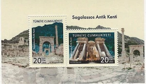 TURKEY stamps sagalassos ancient city- SUPERB MNH souvenir burdur city - Picture 1 of 1