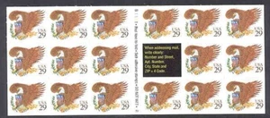 MALACK 2595a, 29c Eagle and Shield (brown), Booklet..MORE.. bp2595a - Picture 1 of 1