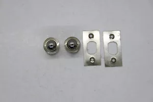 2 Stück Kugelschnäpper Ø 11,0 mm mit Schließblech vernickelt z. Einpressen Antik - Bild 1 von 7