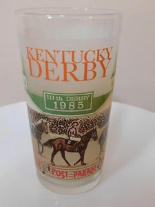 1985 Kentucky Derby Glass *New* Drinking Tumbler Mint Julep - Picture 1 of 2