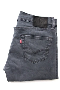 Levi's 508 men's jeans regular tapered W30 L29 dark grey stretch denim LEVH163 - Picture 1 of 10