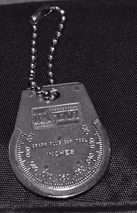 VTG 1960s Advertising Keychain Kastar Spark Plug Gap Tool N - Picture 1 of 2